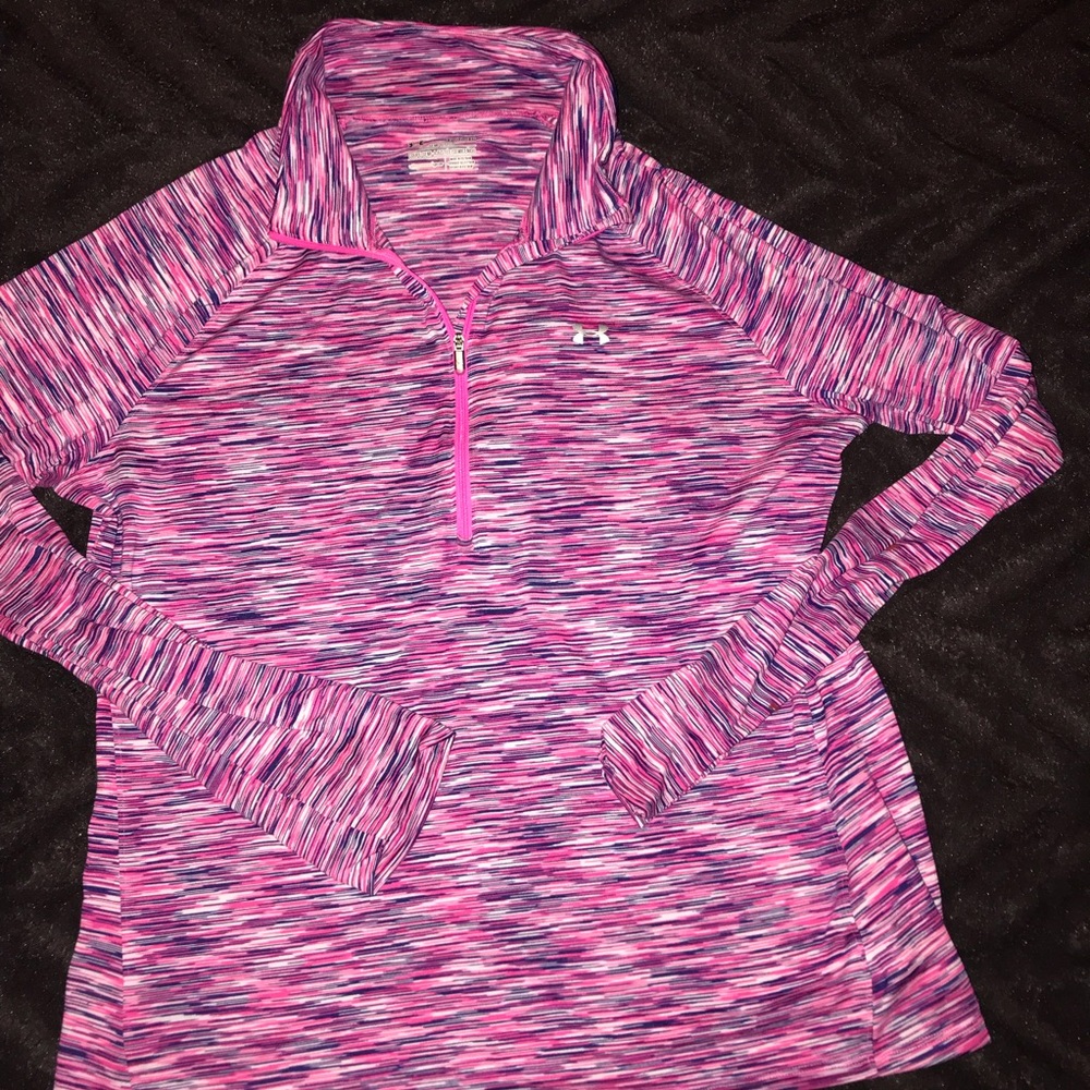 Under Armour semi-fitted dri-fit 1/4 zip sz XL